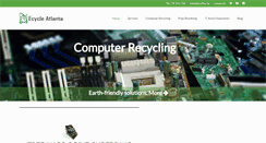 Desktop Screenshot of ecycleatlanta.com